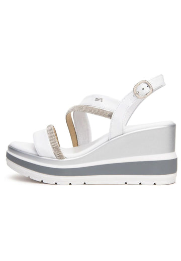 Nero Giardini Sandalen Leder Weiß