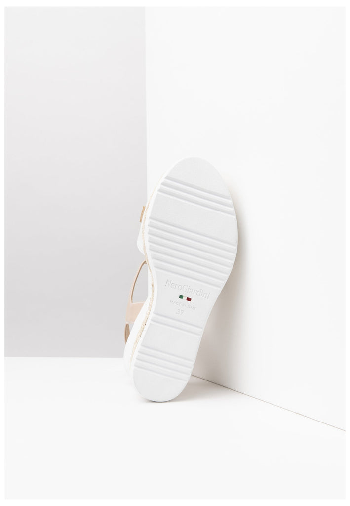 Nero Giardini Sandalen Leder Weiß