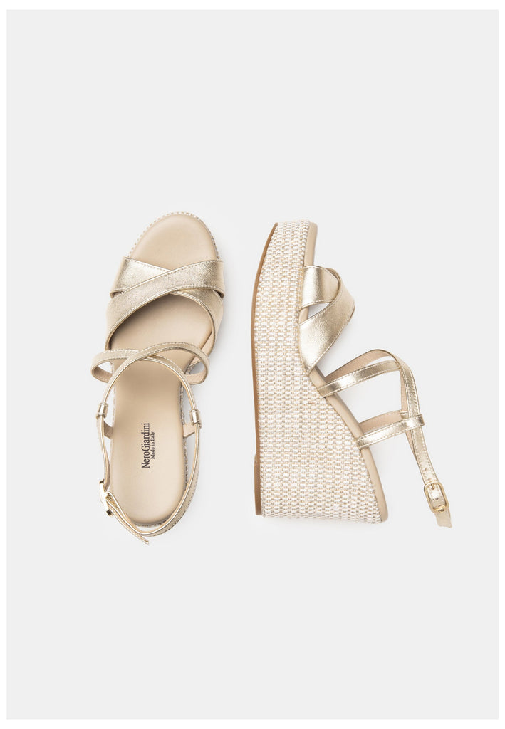 Nero Giardini Sandalen Leder Weiß