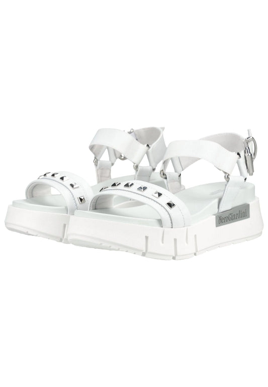 Nero Giardini Sandalen Leder Weiß