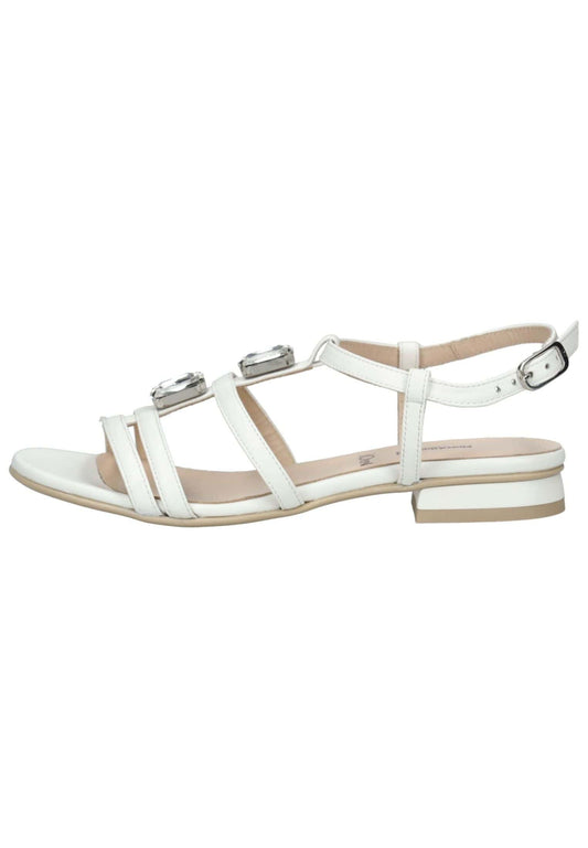 Nero Giardini Sandalen Leder Weiß