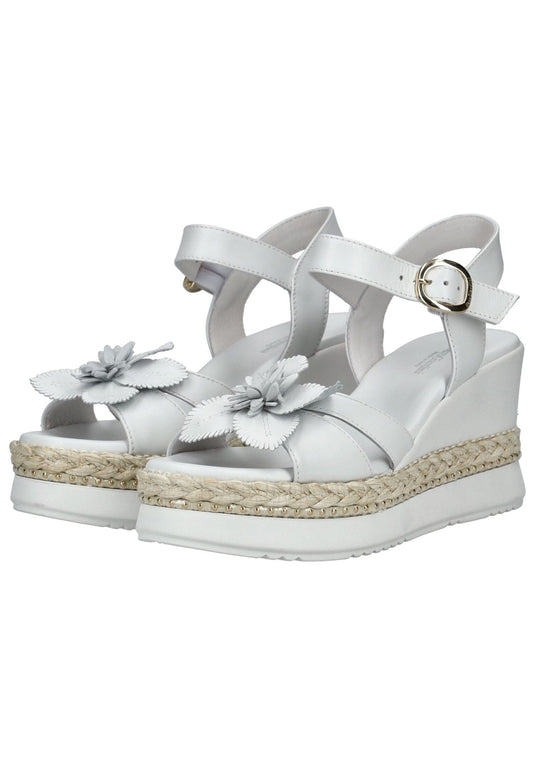 Nero Giardini Sandalen Leder Weiß