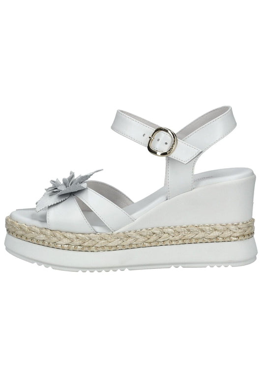Nero Giardini Sandalen Leder Weiß