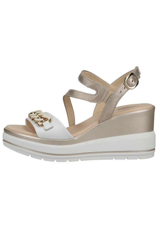 Nero Giardini Sandalen Leder Weiß