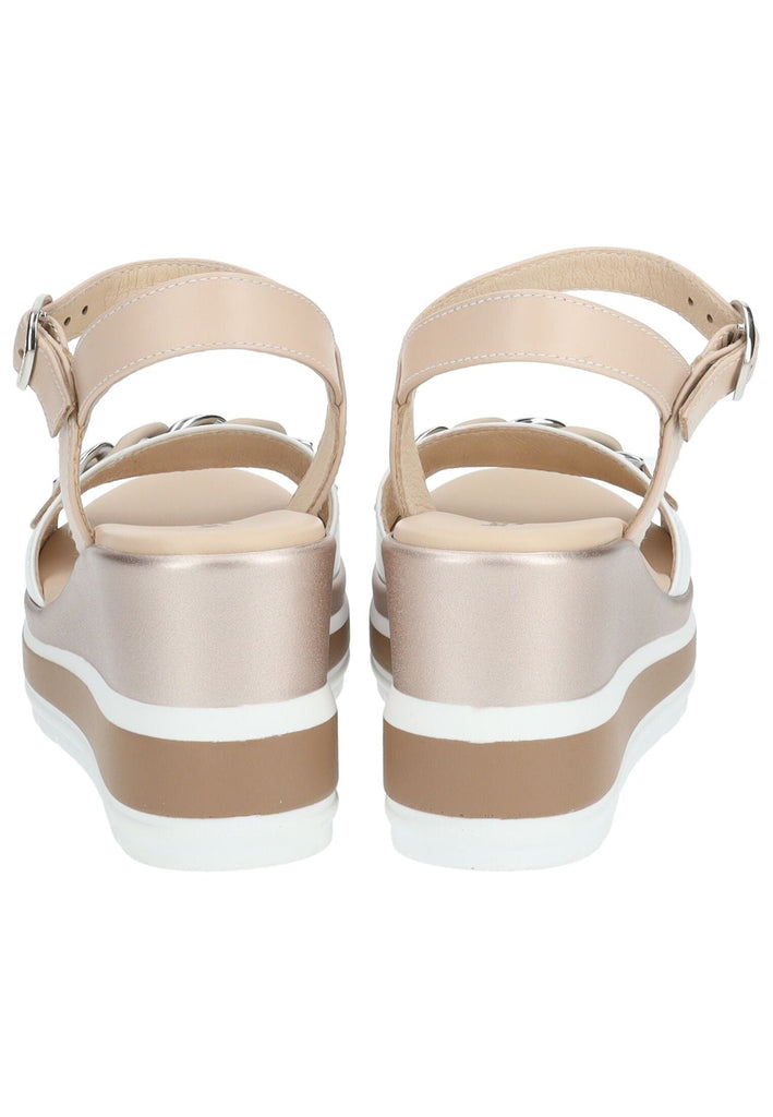 Nero Giardini Sandalen Leder Weiß Kombi