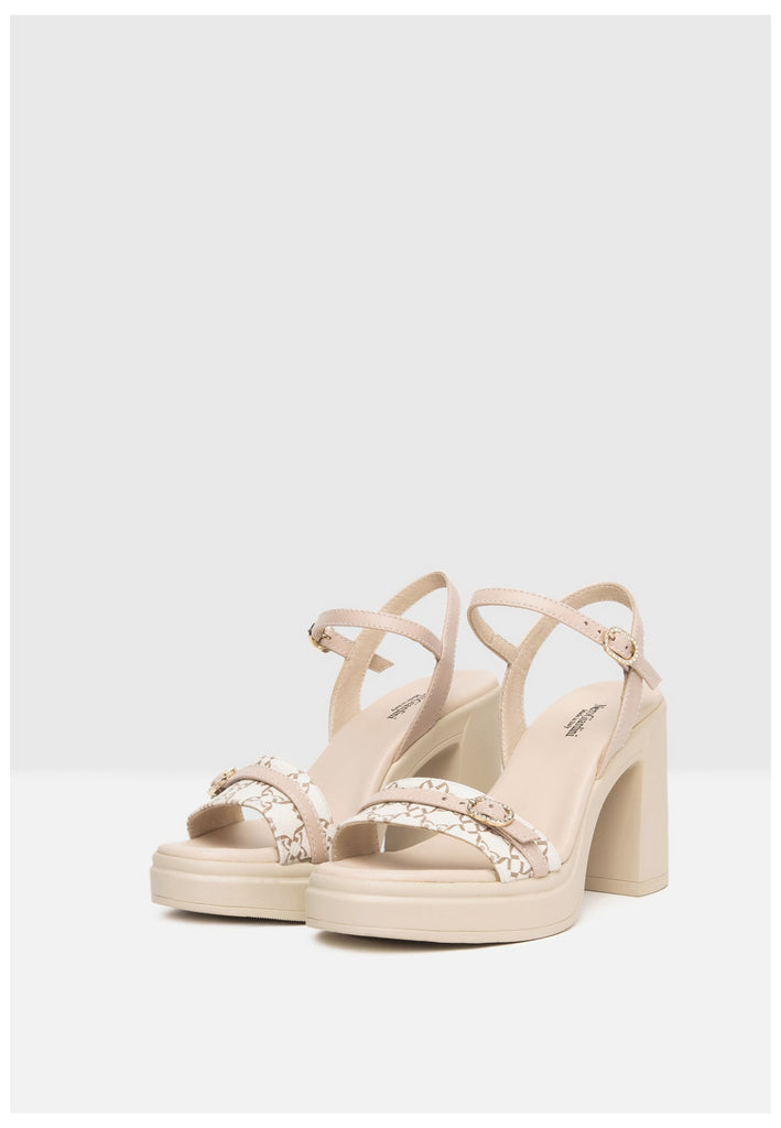 Nero Giardini Sandalen Lederimitat/Textil Beige