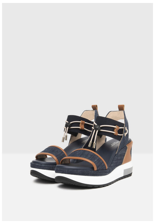 Nero Giardini Sandalen Lederimitat/Textil Jeans