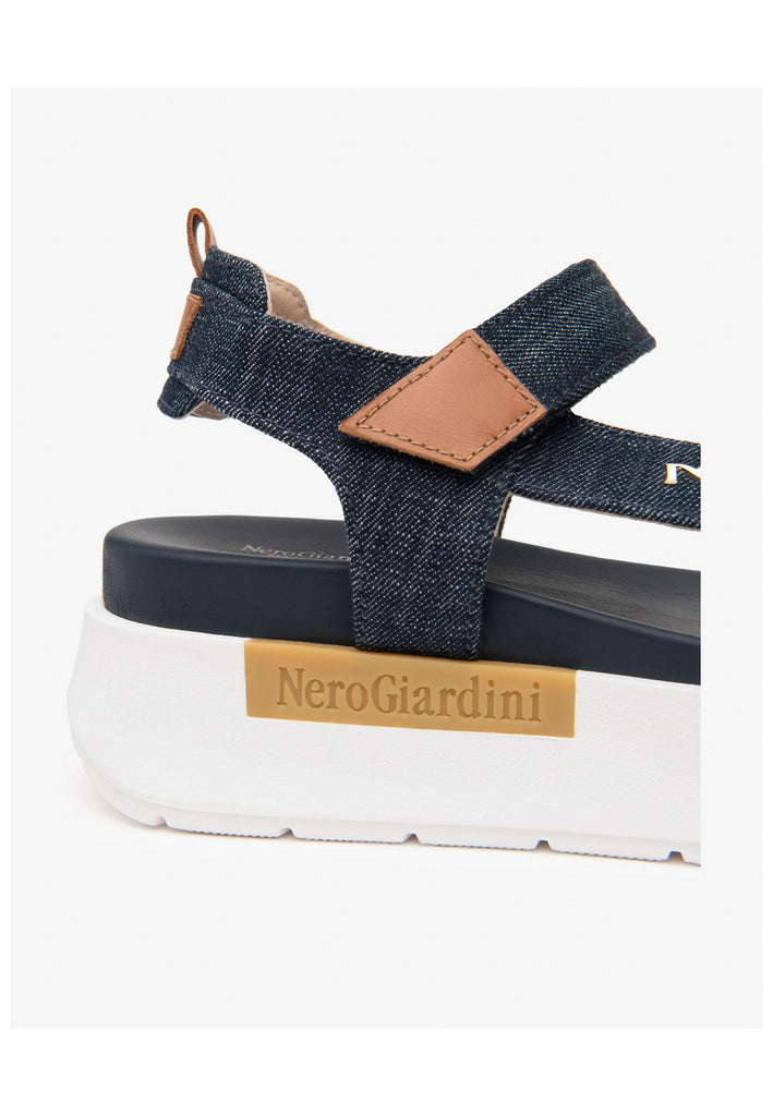 Nero Giardini Sandalen Lederimitat/Textil Jeans