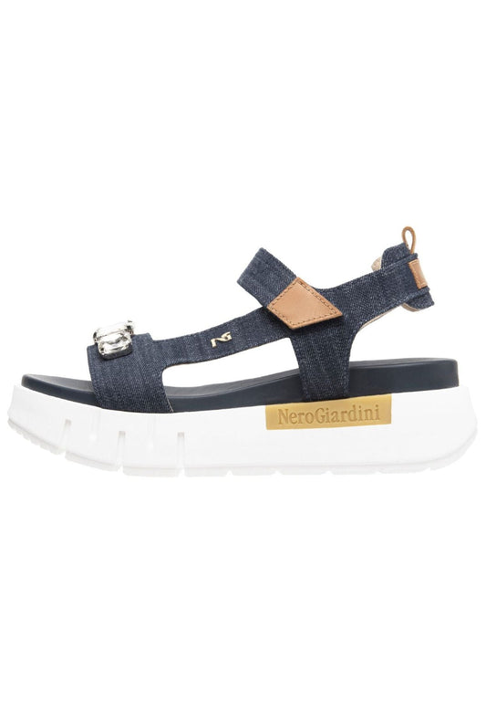 Nero Giardini Sandalen Lederimitat/Textil Jeans