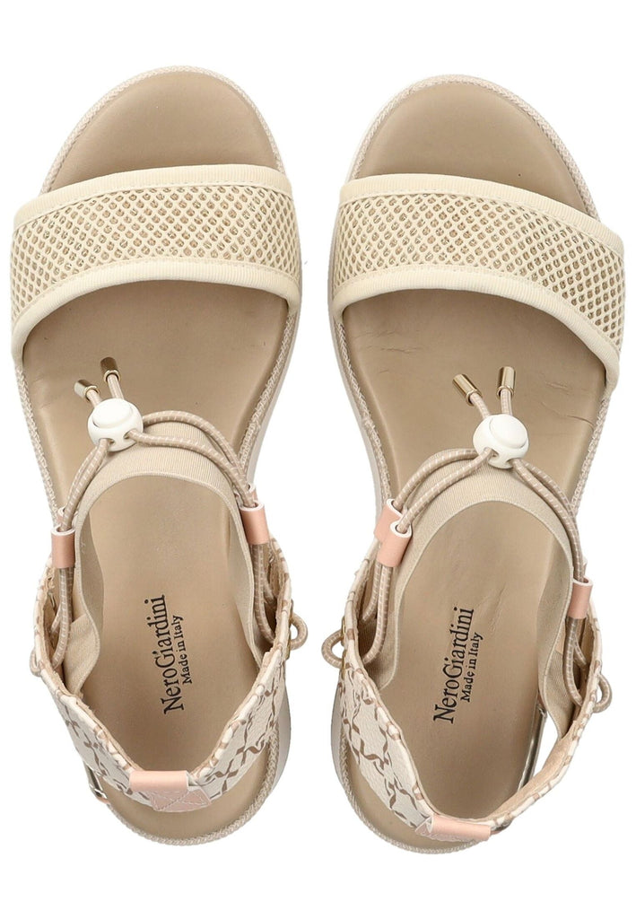 Nero Giardini Sandalen Lederimitat/Textil Latte