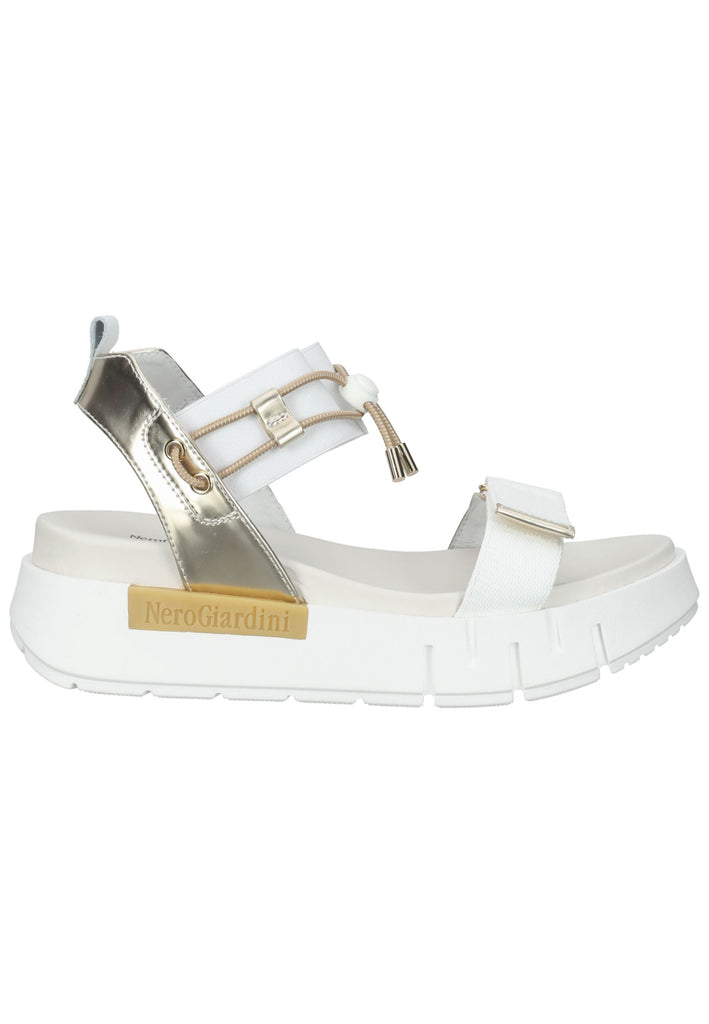 Nero Giardini Sandalen Lederimitat/Textil Platin