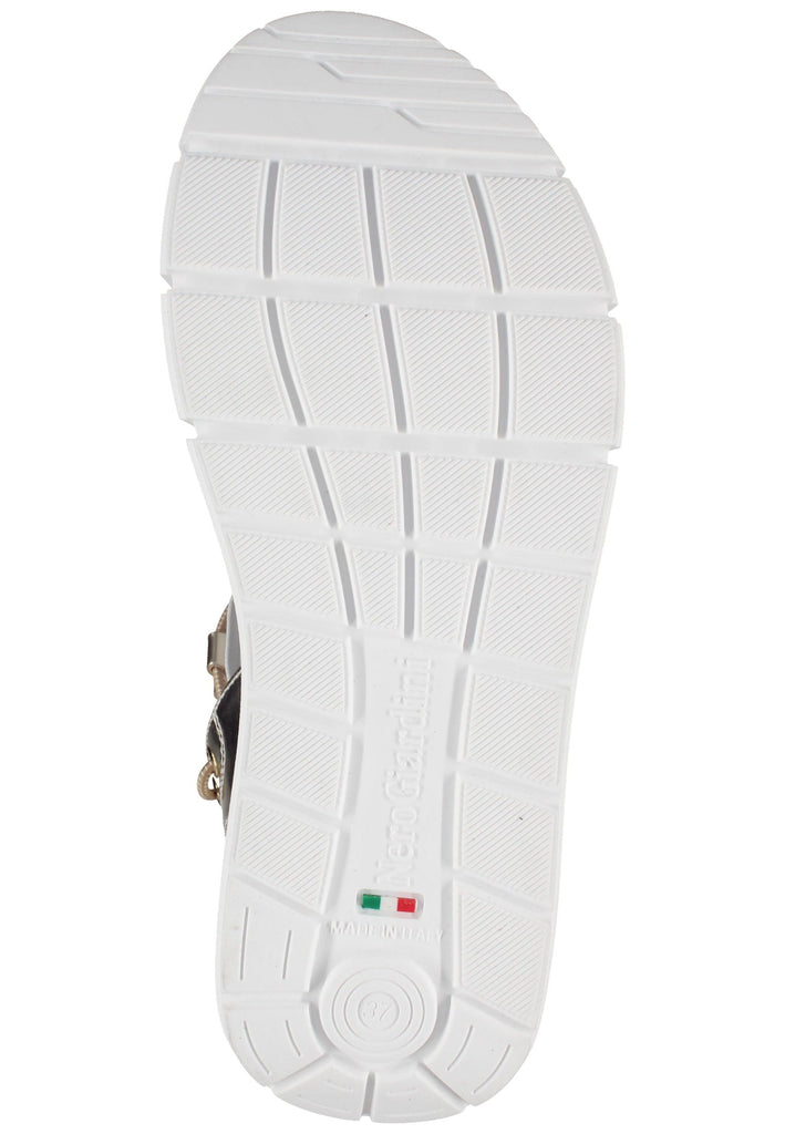 Nero Giardini Sandalen Lederimitat/Textil Platin