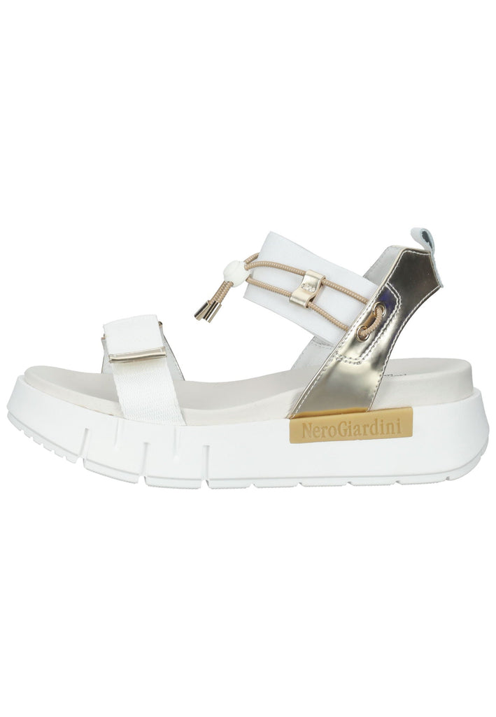 Nero Giardini Sandalen Lederimitat/Textil Platin