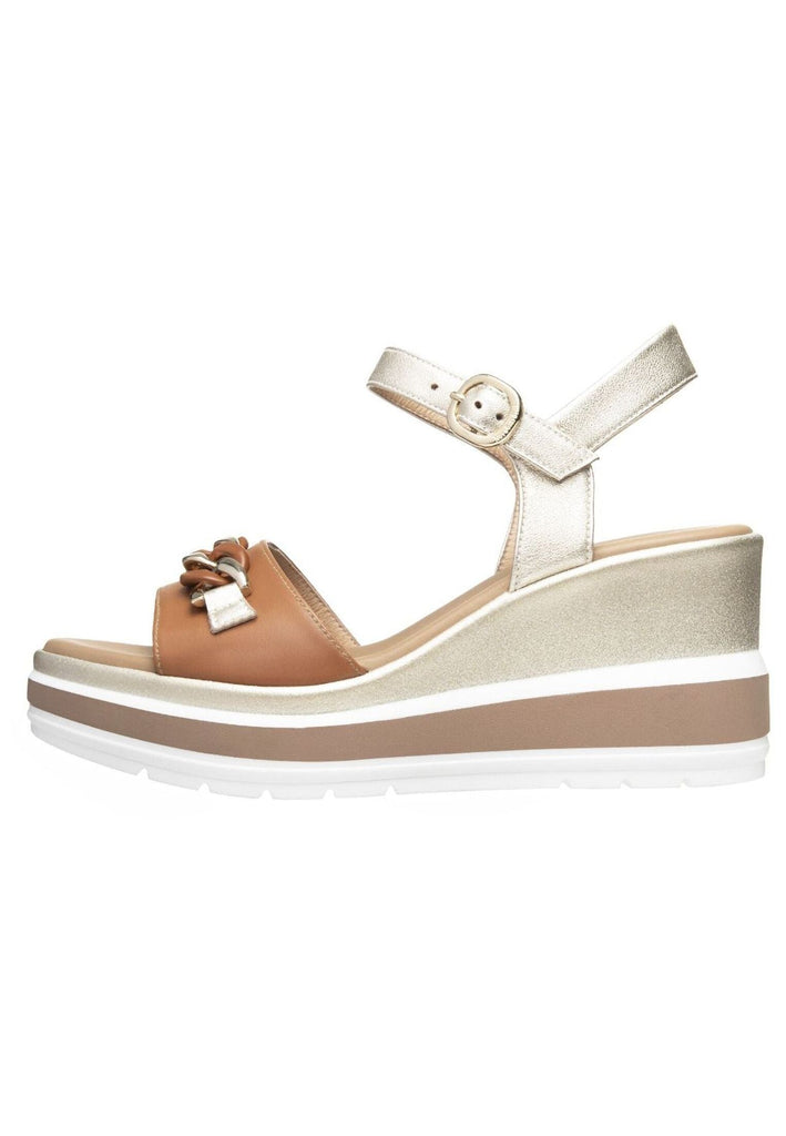 Sandalen Nero Giardini Sandalen Leder Cognac