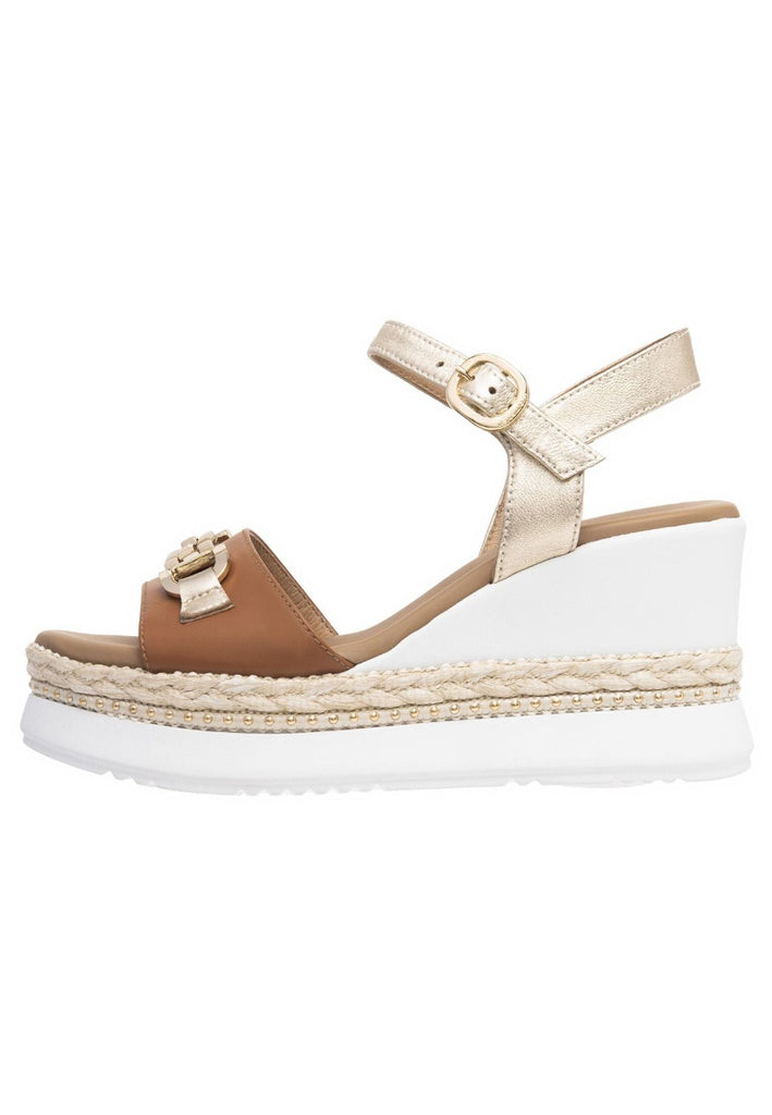 Sandalen Nero Giardini Sandalen Leder Cognac