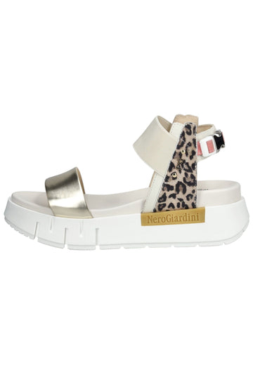 Sandalen Nero Giardini Sandalen Leder/Textil Platin