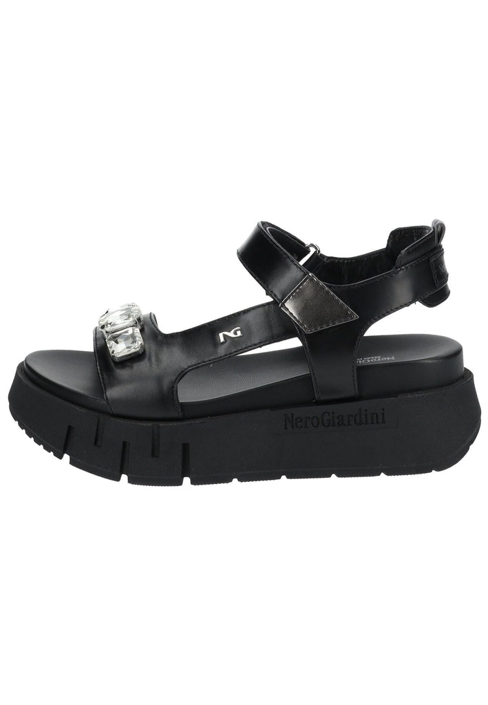 Sandalen Nero Giardini Sandalen Leder/Textil Schwarz