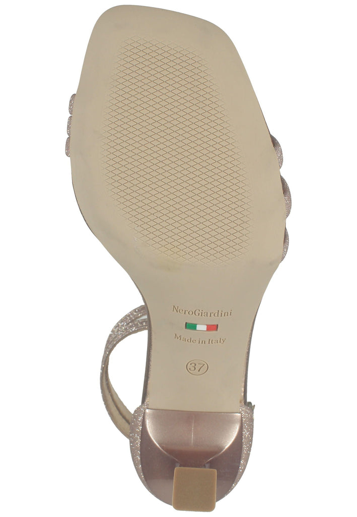 Nero Giardini Sandalen Textil Beige/Gold