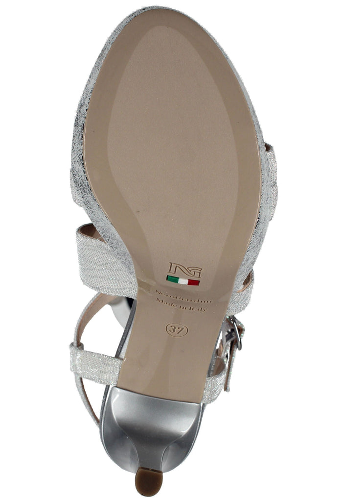 Nero Giardini Sandalen Textil Silber