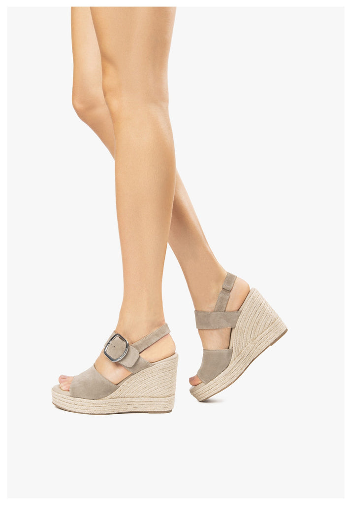 Nero Giardini Sandalen Veloursleder Grau