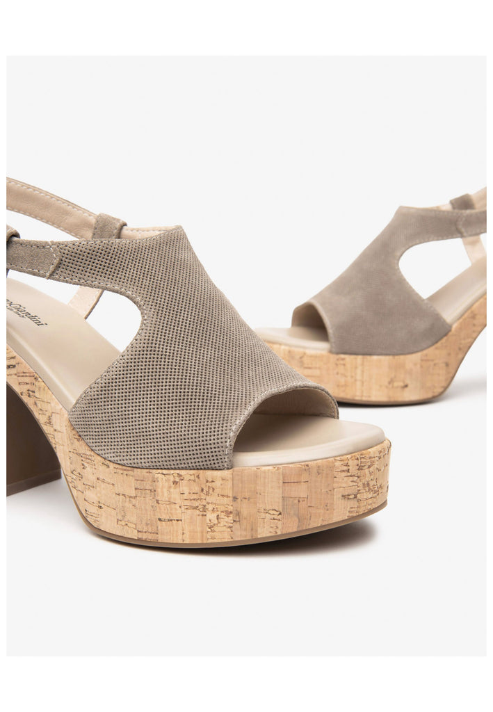 Nero Giardini Sandalen Veloursleder Grau