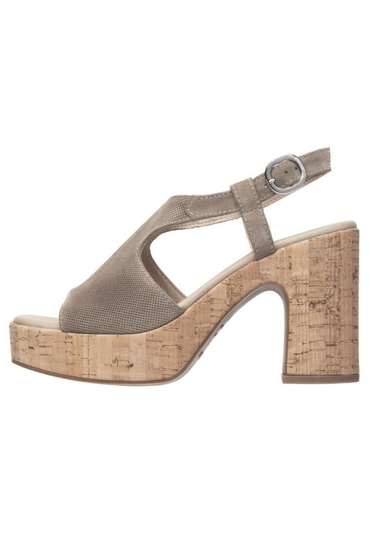 Nero Giardini Sandalen Veloursleder Grau