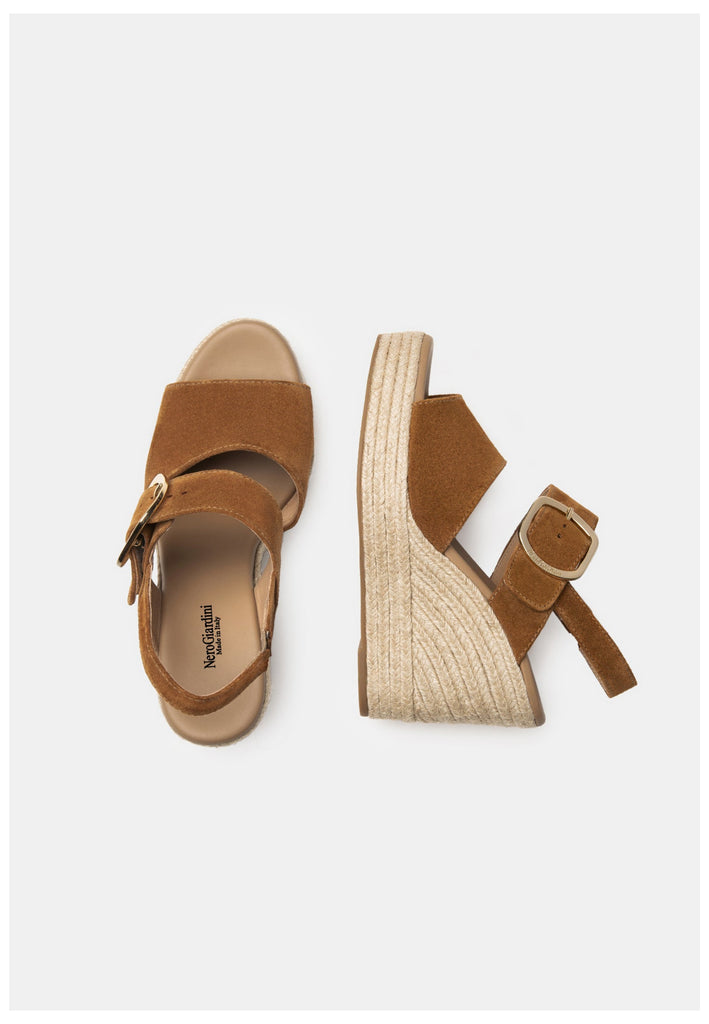 Nero Giardini Sandalen Veloursleder Tabacco