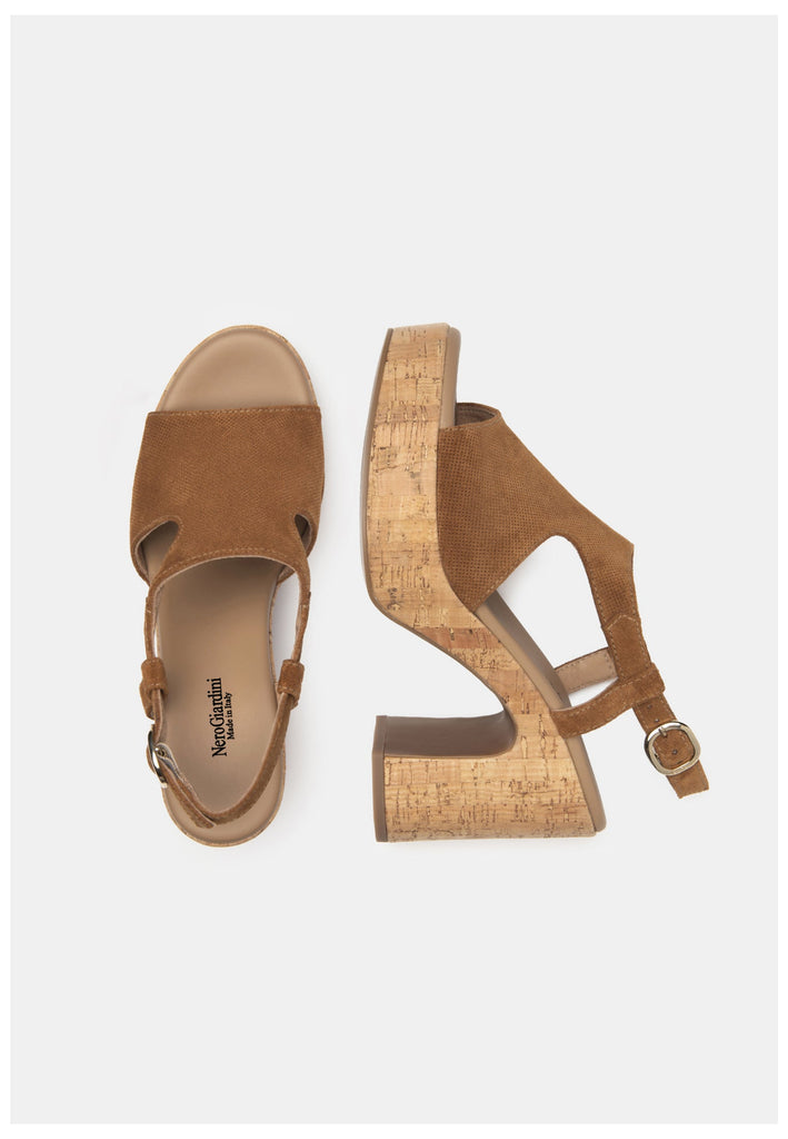 Nero Giardini Sandalen Veloursleder Tabacco