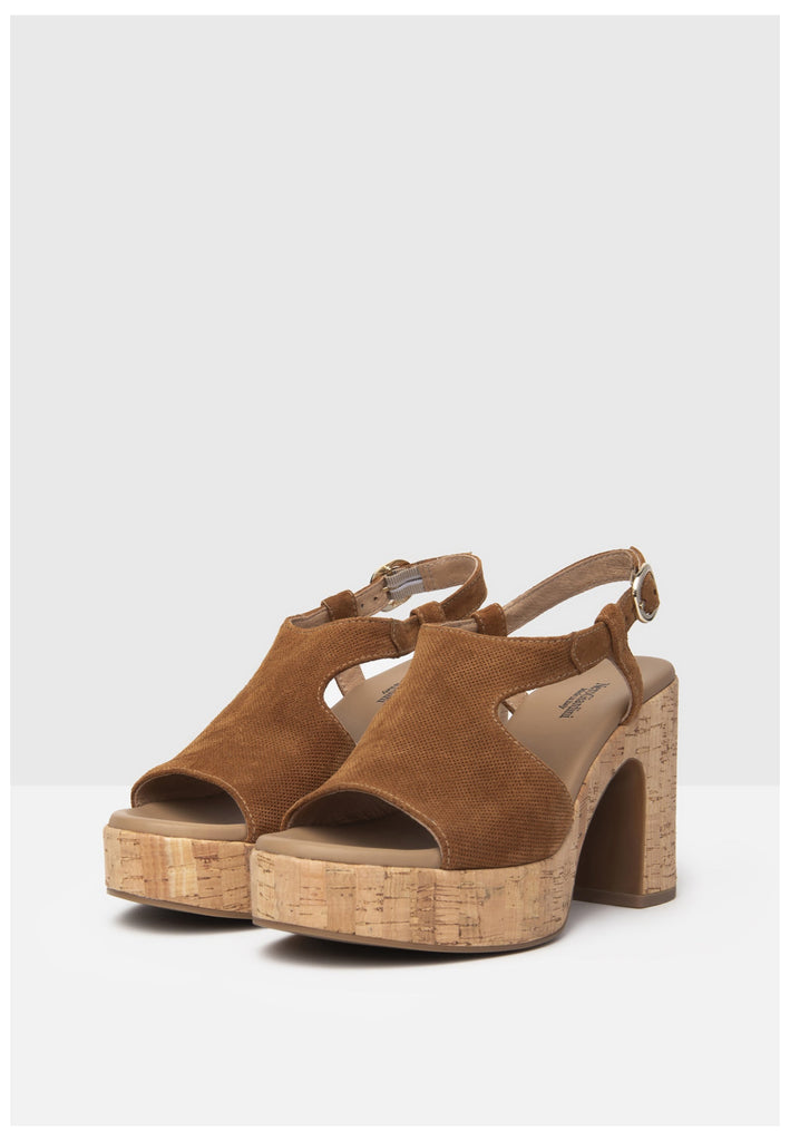 Nero Giardini Sandalen Veloursleder Tabacco