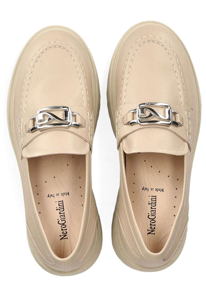 Nero Giardini Slipper Nappaleder Beige
