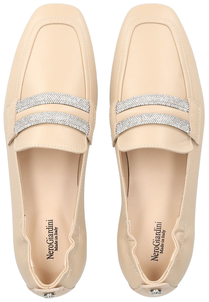Nero Giardini Slipper Nappaleder Beige