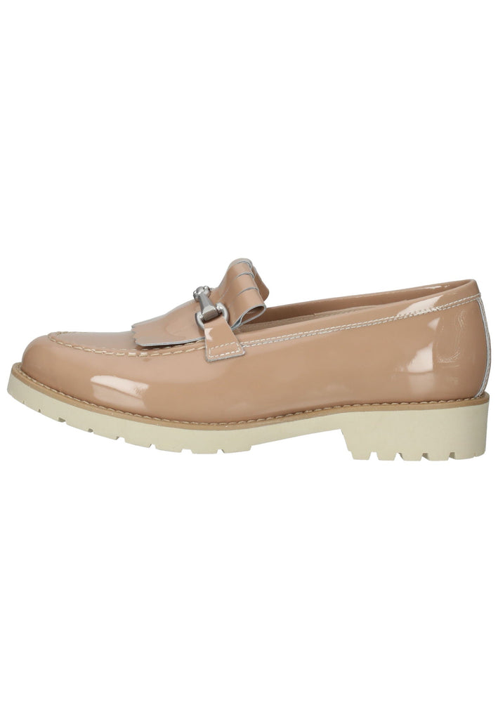 Slipper Nero Giardini Slipper Leder Nude Lack