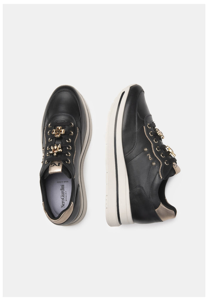 Nero Giardini Sneaker Leder Schwarz