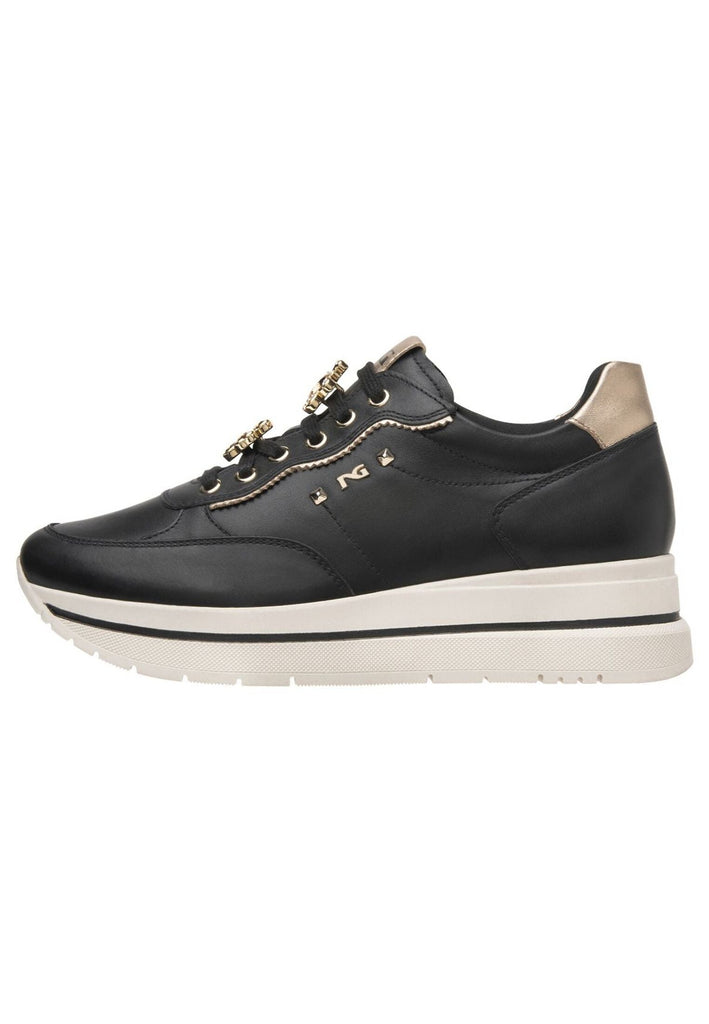 Nero Giardini Sneaker Leder Schwarz