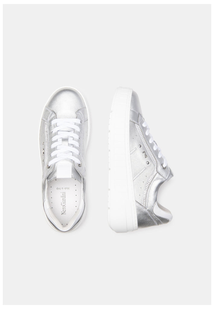 Nero Giardini Sneaker Leder Silber
