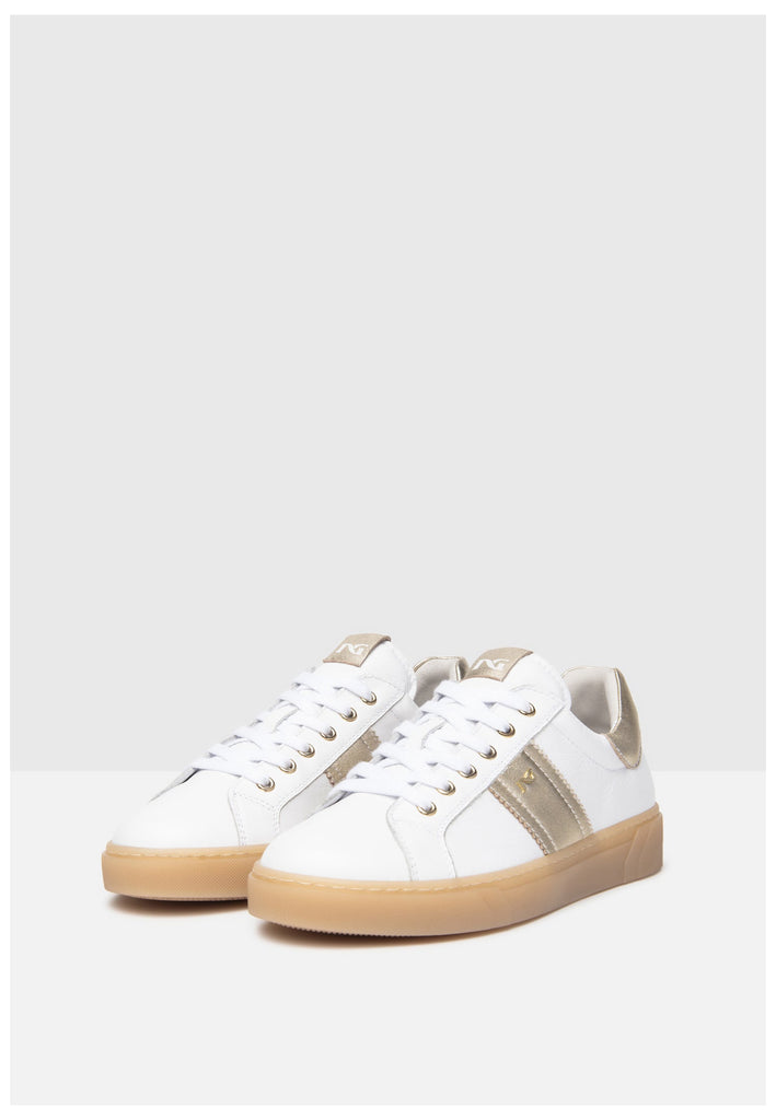 Nero Giardini Sneaker Leder/Synthetik Weiß