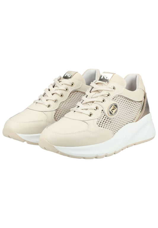 Nero Giardini Sneaker Leder/Textil Beige