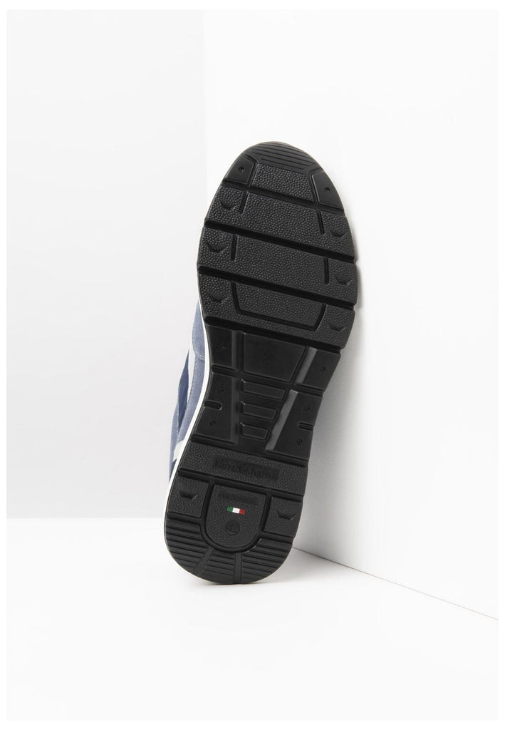 Nero Giardini Sneaker Leder/Textil Blau/Weiß