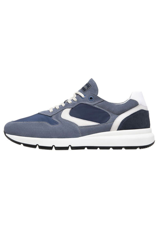 Nero Giardini Sneaker Leder/Textil Blau/Weiß