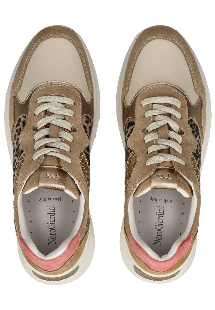 Nero Giardini Sneaker Leder/Textil Camel