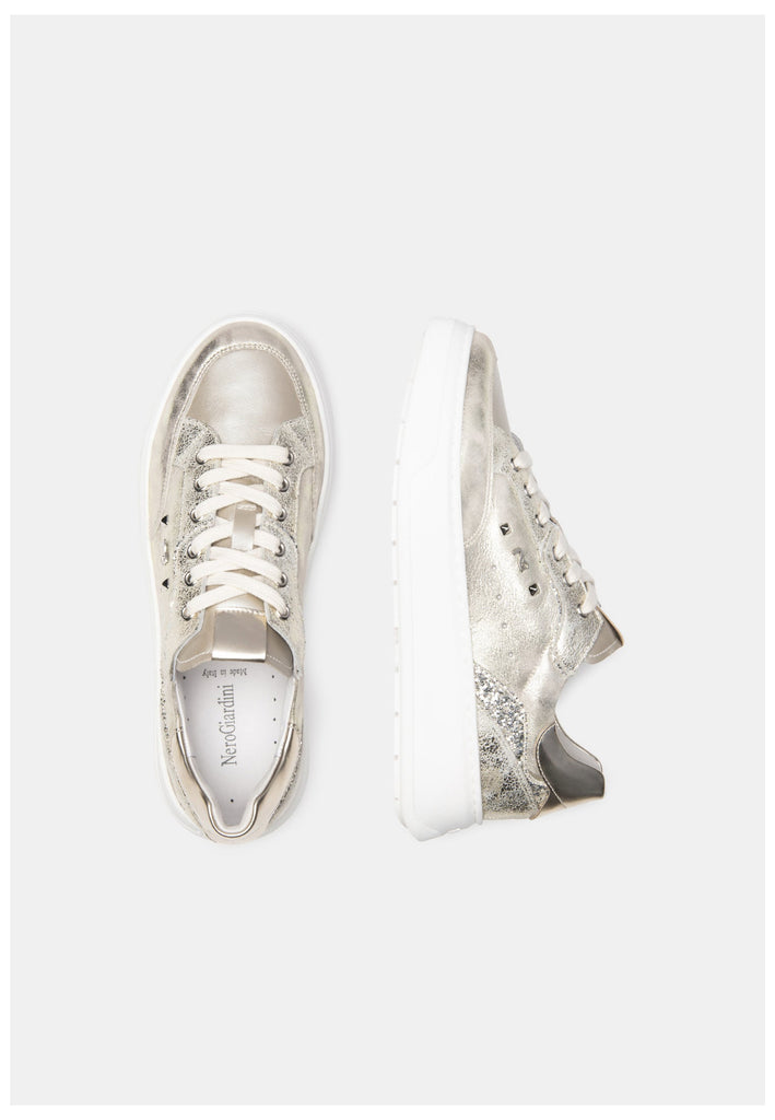 Nero Giardini Sneaker Leder/Textil Crema