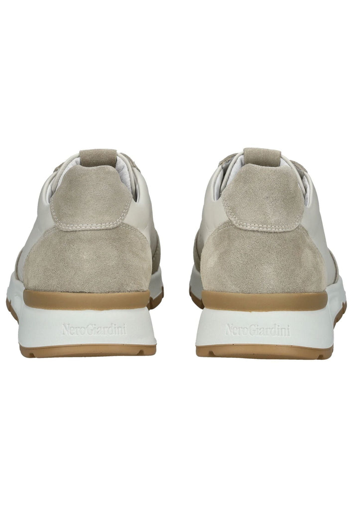 Nero Giardini Sneaker Leder/Textil Grau/Weiß