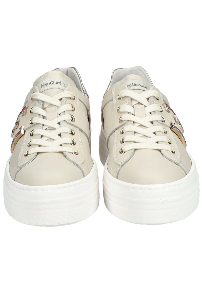 Nero Giardini Sneaker Leder/Textil Hellbeige