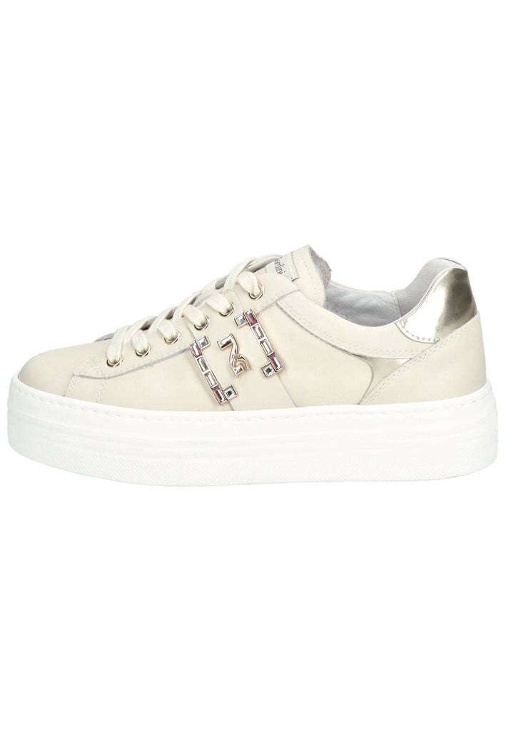 Nero Giardini Sneaker Leder/Textil Hellbeige
