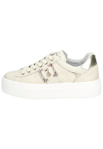 Nero Giardini Sneaker Leder/Textil Hellbeige