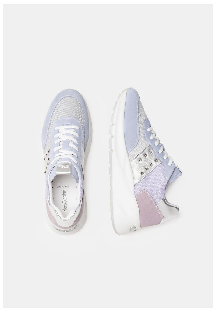 Nero Giardini Sneaker Leder/Textil Hellblau