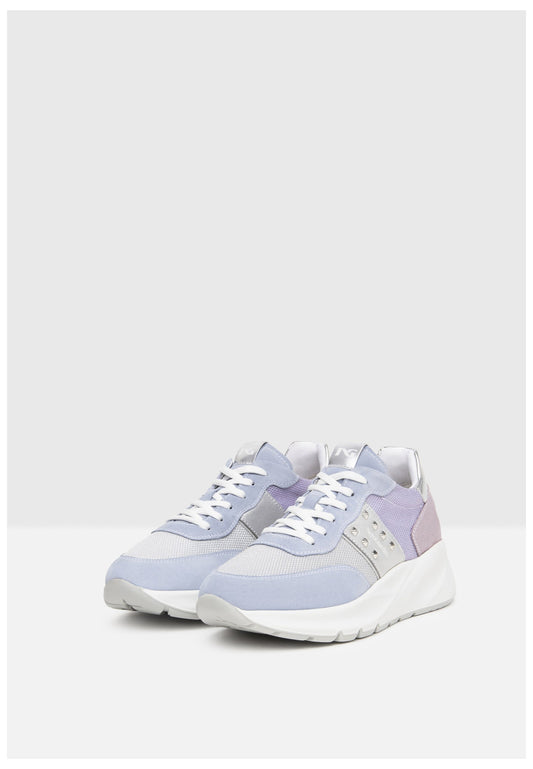 Nero Giardini Sneaker Leder/Textil Hellblau