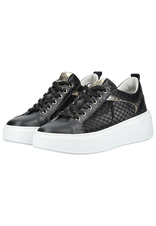 Nero Giardini Sneaker Leder/Textil Schwarz