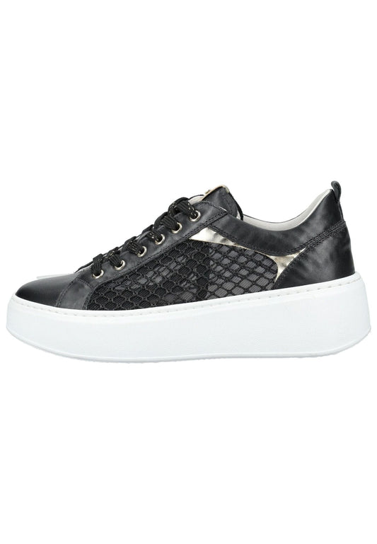 Nero Giardini Sneaker Leder/Textil Schwarz
