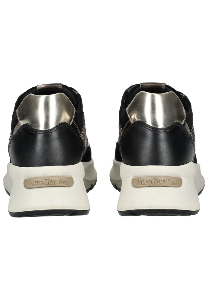 Nero Giardini Sneaker Leder/Textil Schwarz Kombi